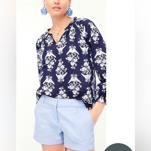 J crew factory cotton artist top - size XS